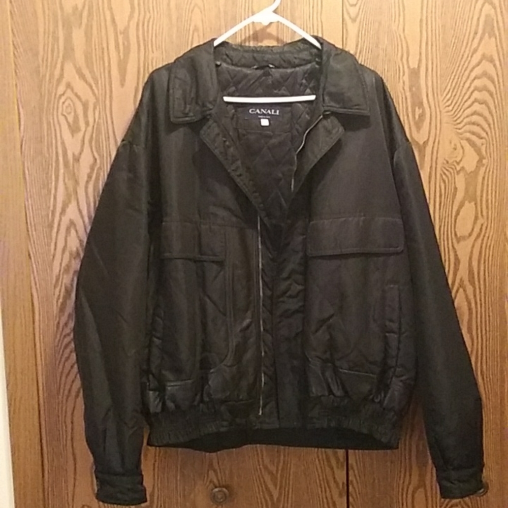 Canali 2XL Black Jacket, Excellent Condition